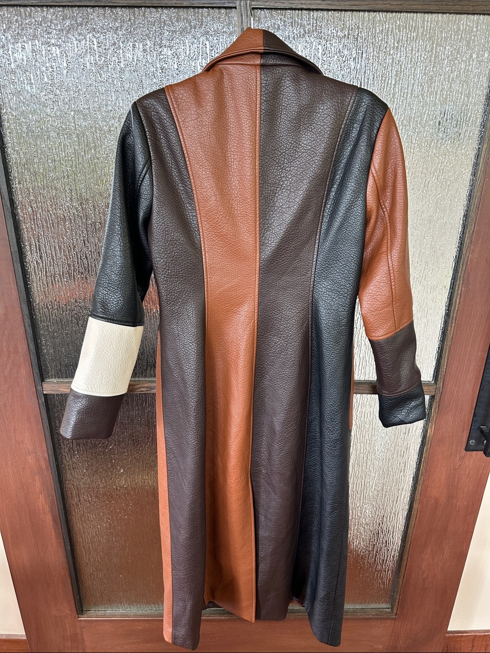 Ronny Kobo Carla Faux Leather Coat size 8 - Picture 16 of 17